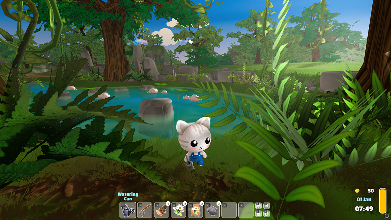 Скриншот игрового процесса Garden Paws