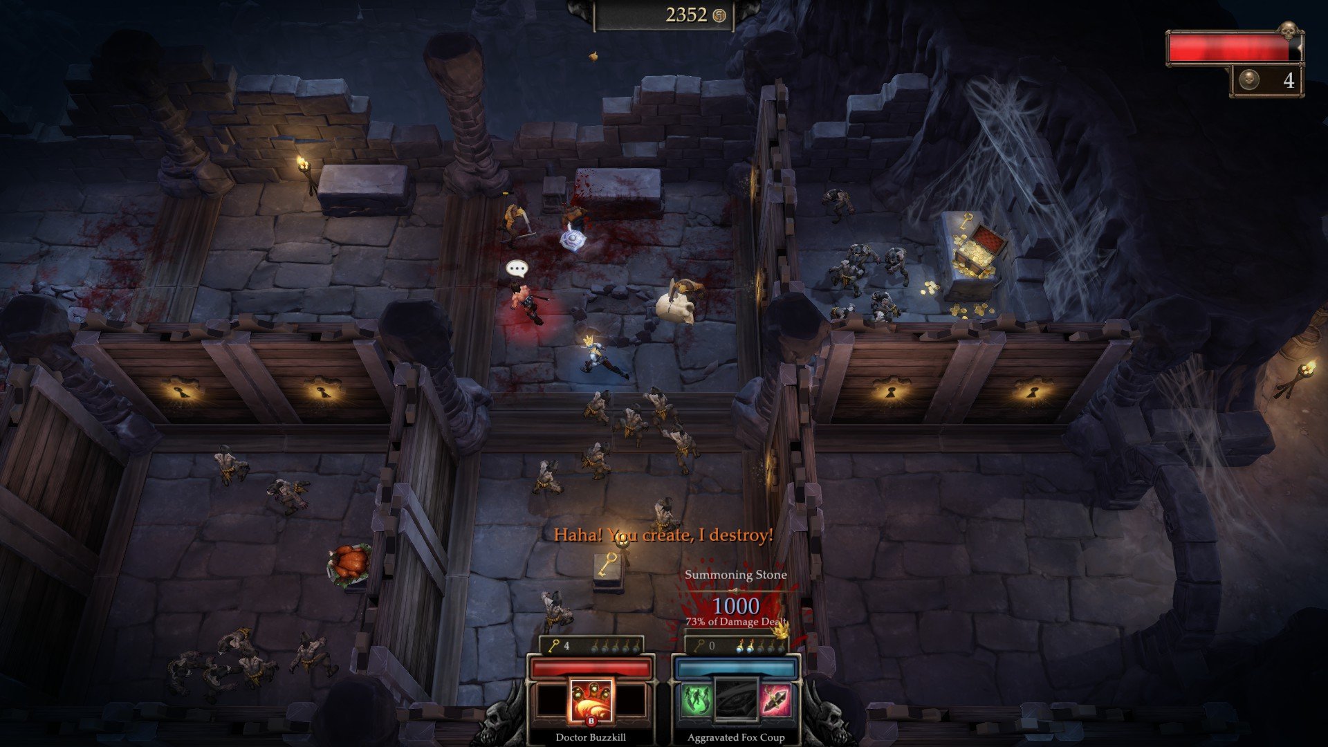 Игровой процесс Gauntlet