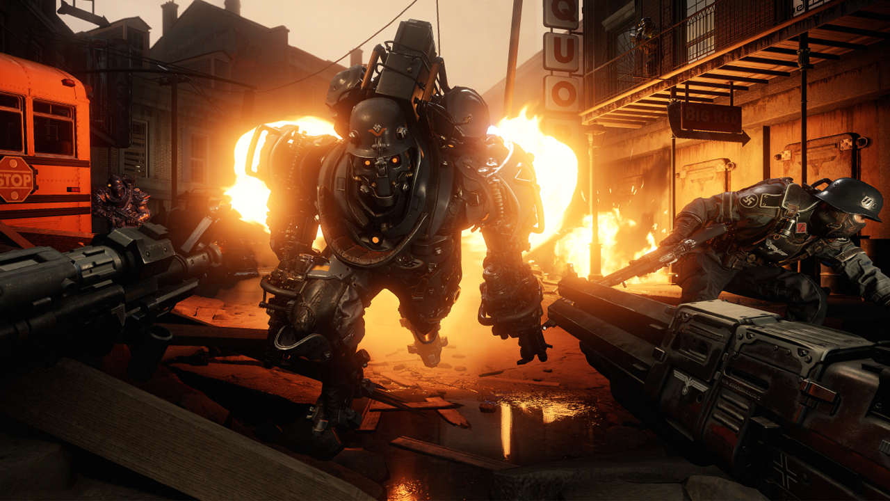Геймплей Wolfenstein II The New Colossus