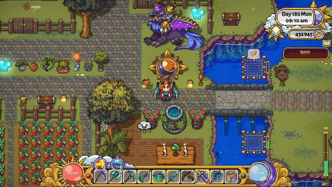 Скриншот игрового процесса Sun Haven