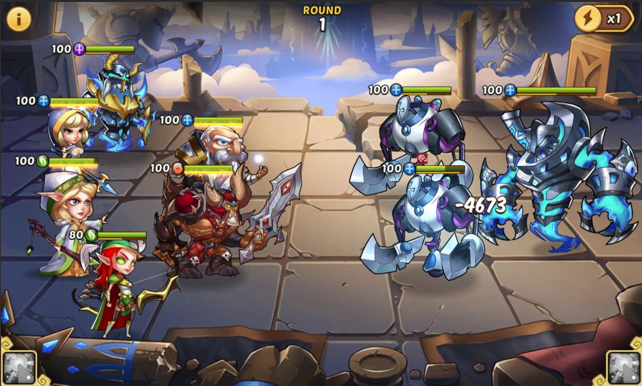 Геймплей Idle Heroes