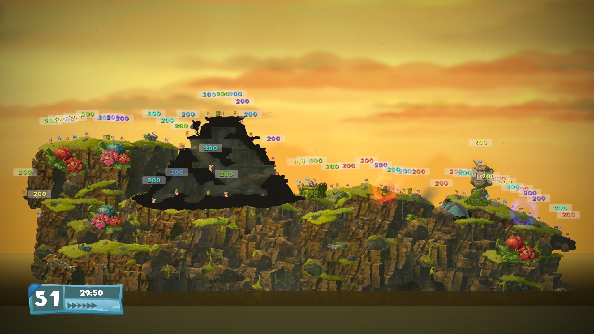 Игровой процесс Worms W.M.D