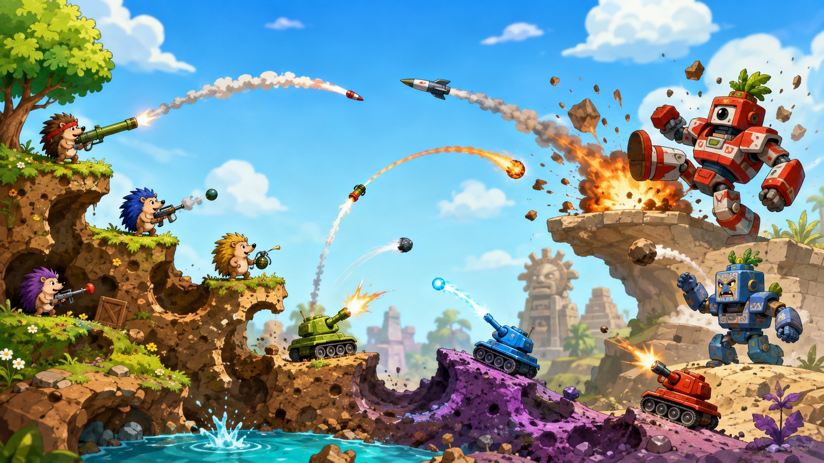 Игры, похожие на Worms