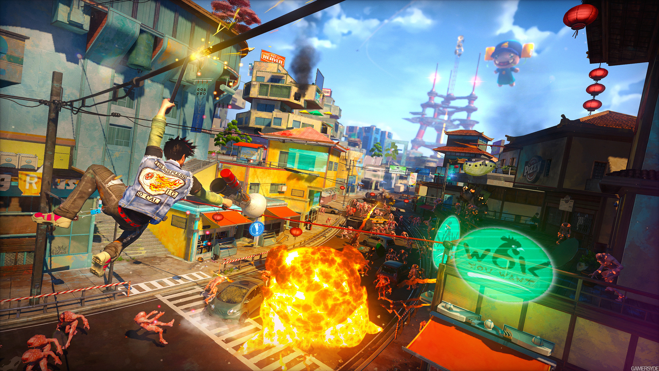 Скриншот игрового процесса Sunset Overdrive