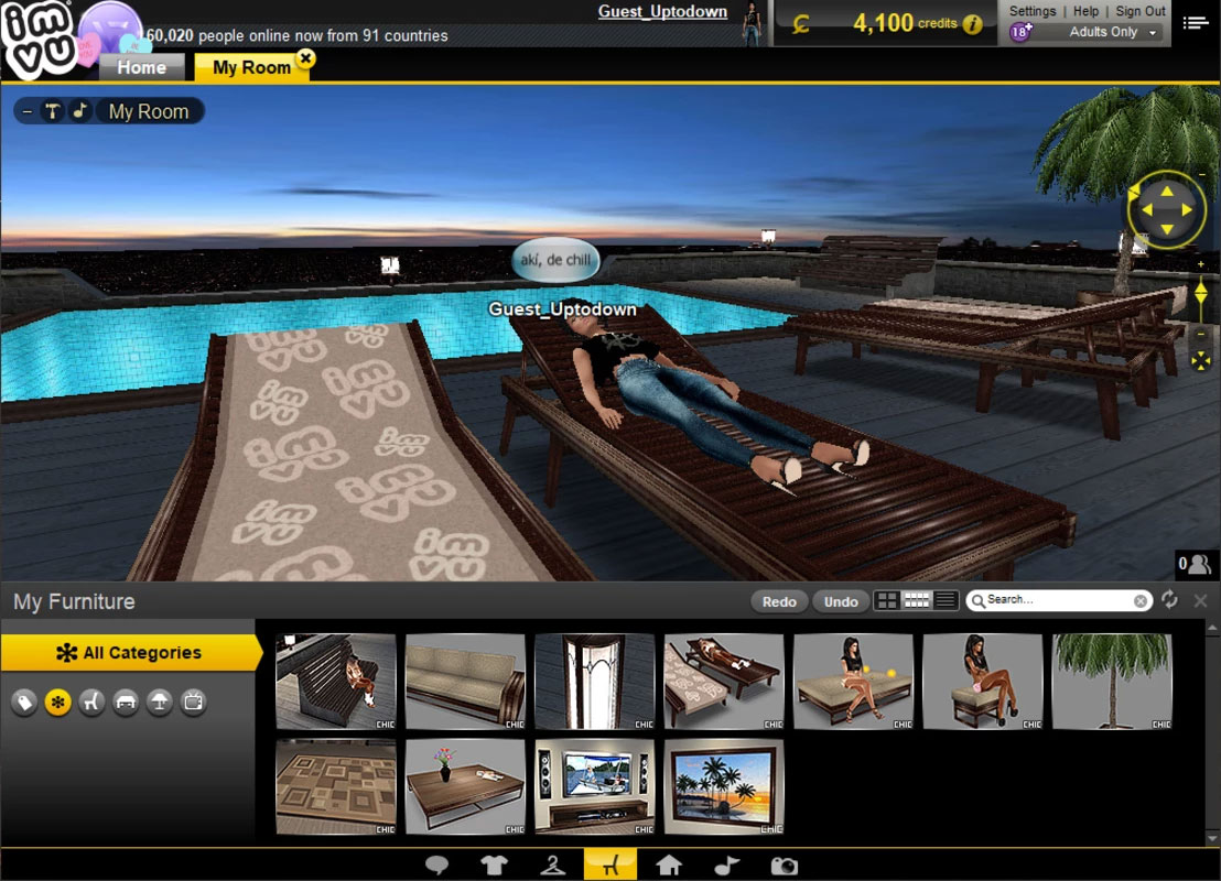 Геймплей IMVU