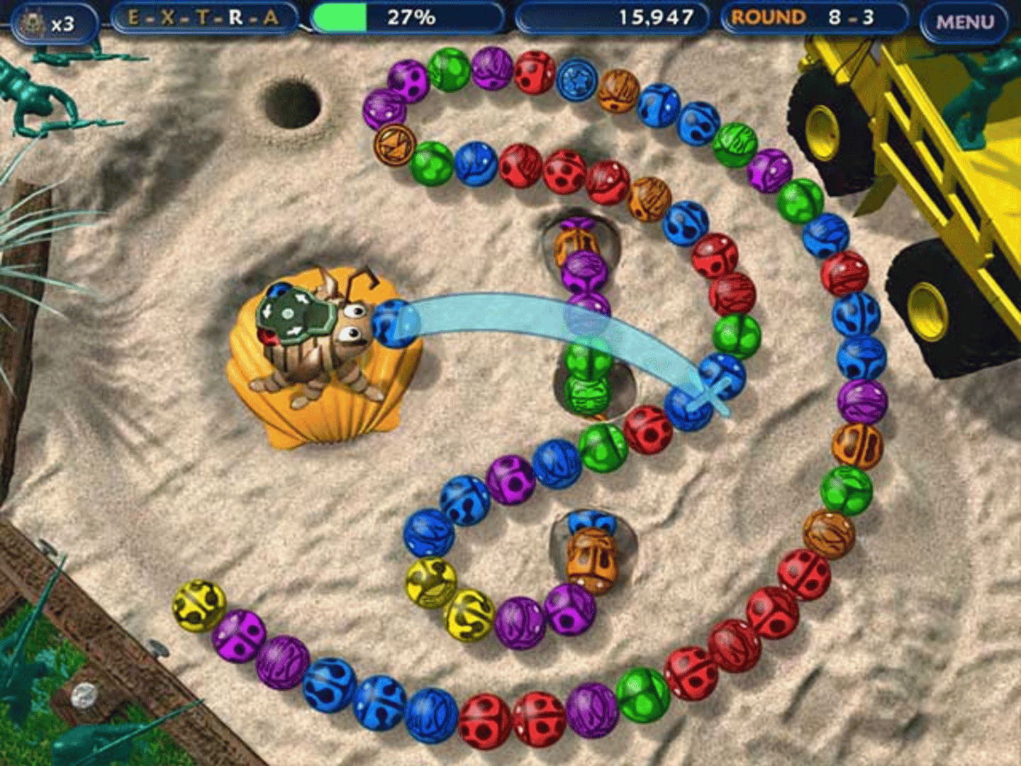 Геймплей Tumblebugs 2