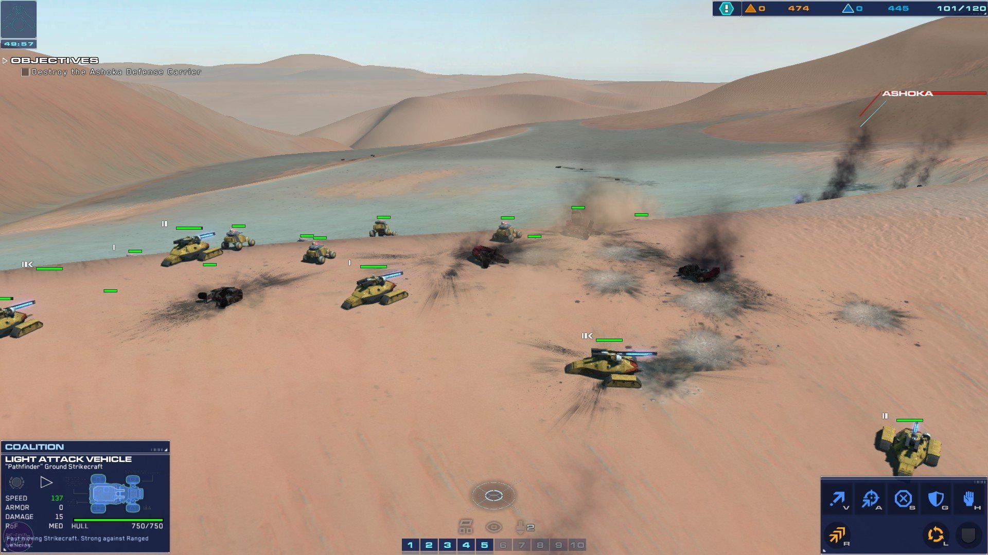 Геймплей Homeworld: Deserts of Kharak