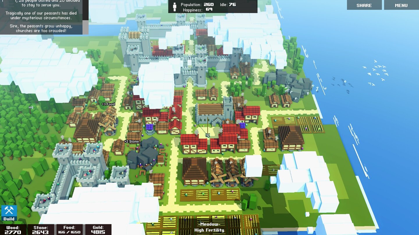 Игровой процесс Kingdoms and Castles