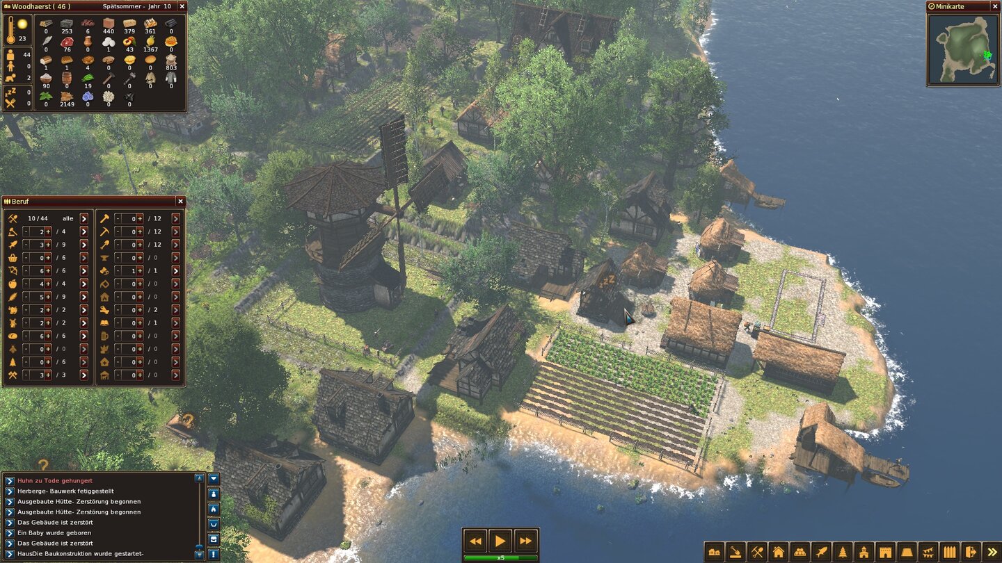 Геймплей Life is Feudal Forest Village