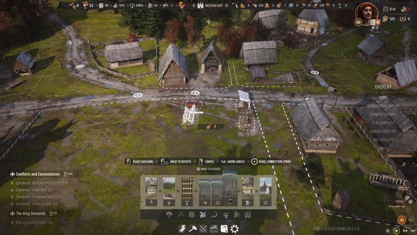 Геймплей Manor Lords