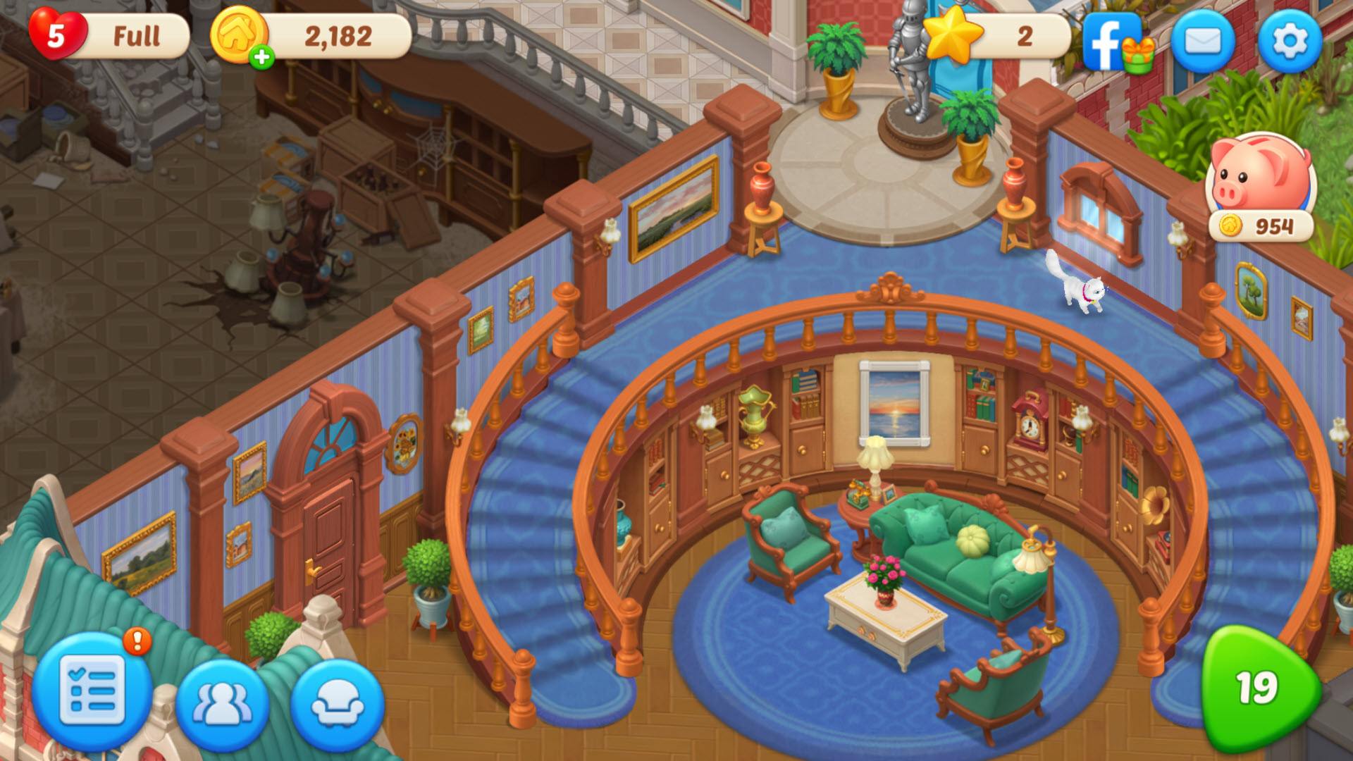 Игровой процесс Matchington Mansion