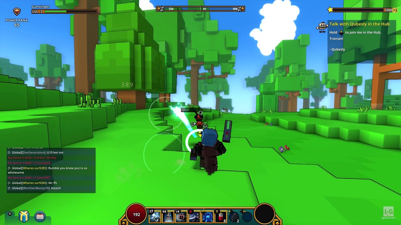 Игровой процесс Trove