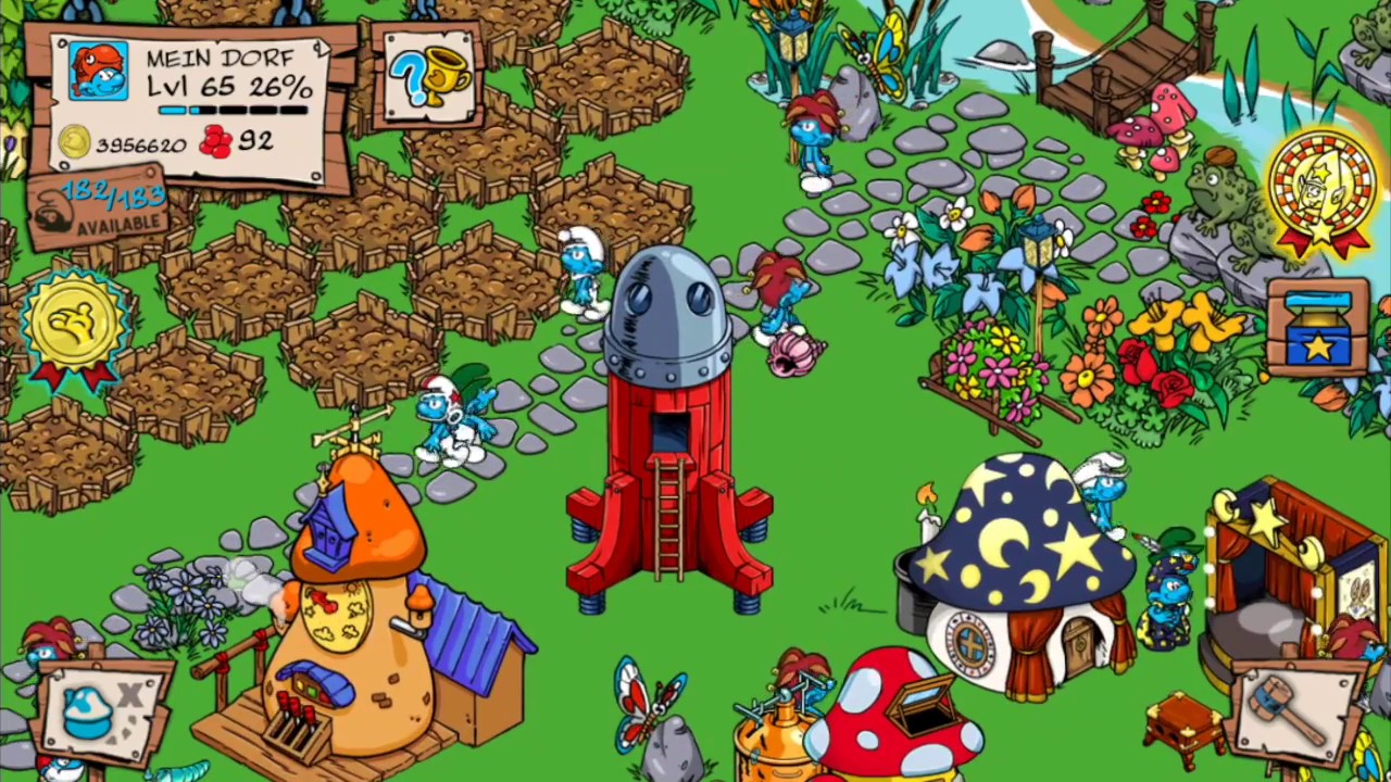 Геймплей Smurfs Village