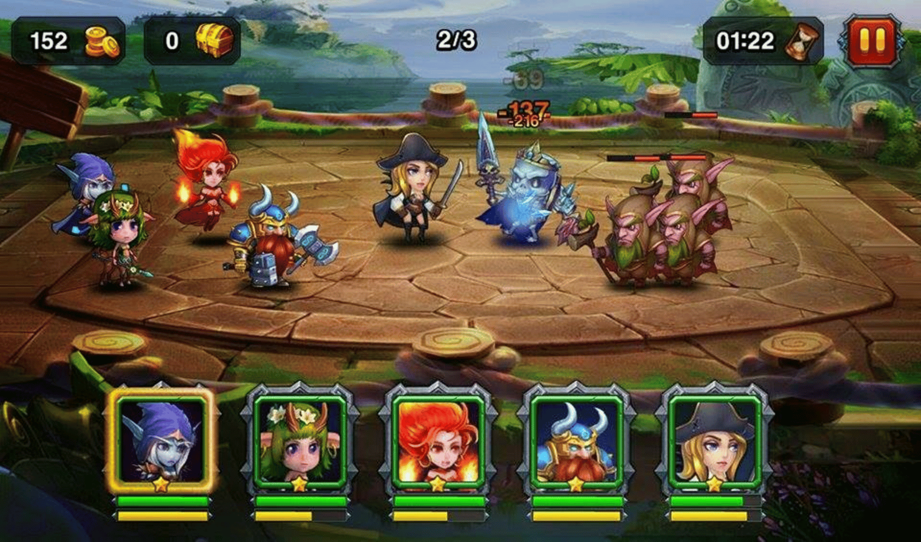 Геймплей Heroes Charge