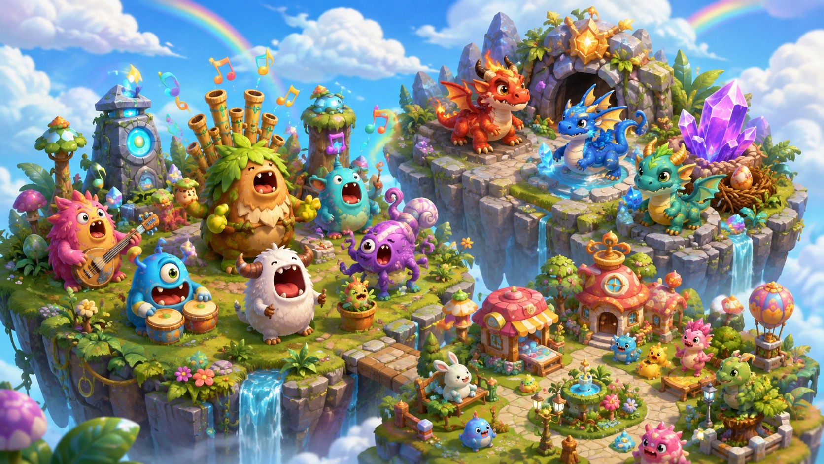 Игры, похожие на My Singing Monsters