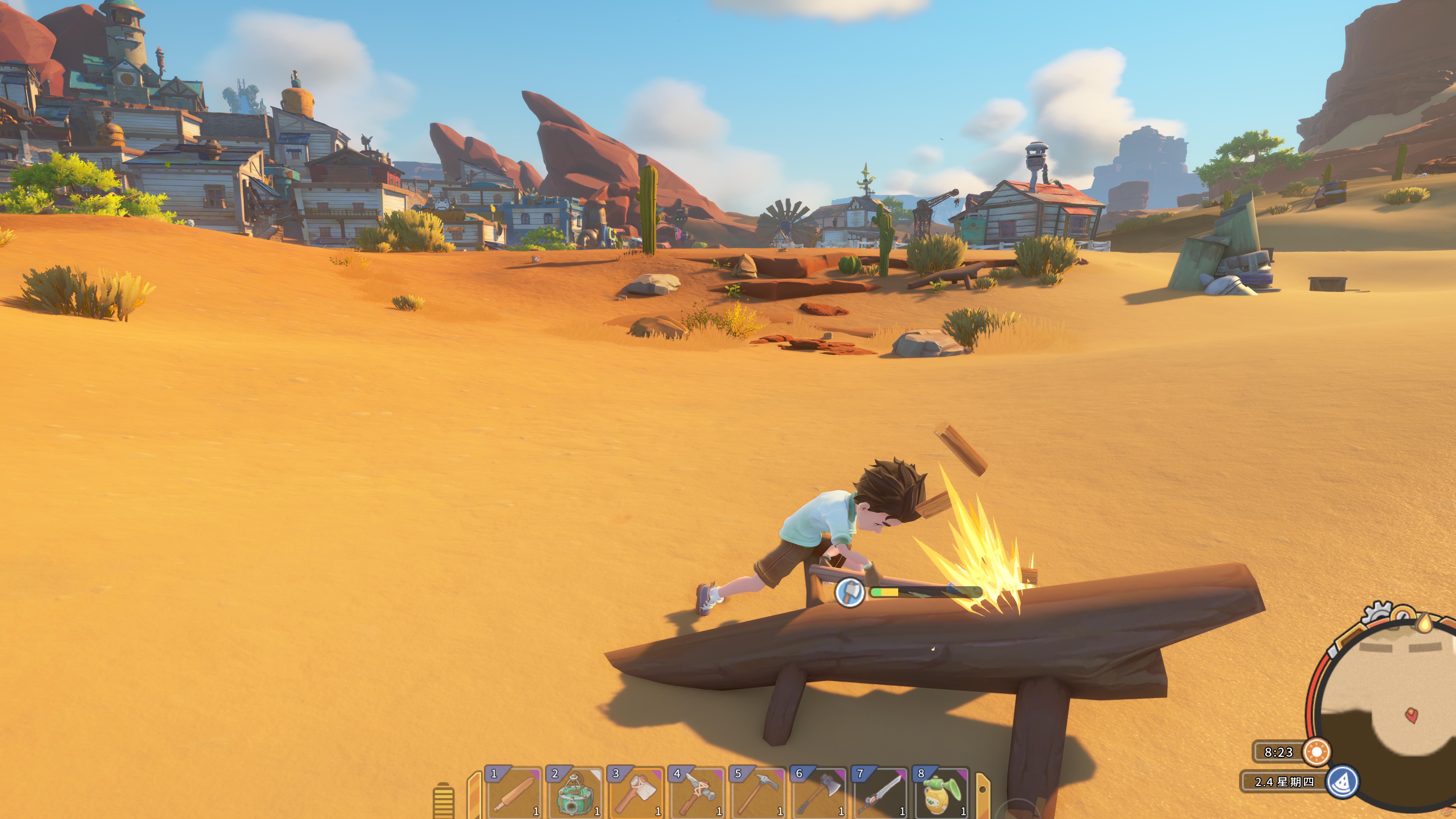 Скриншот игрового процесса My Time at Sandrock