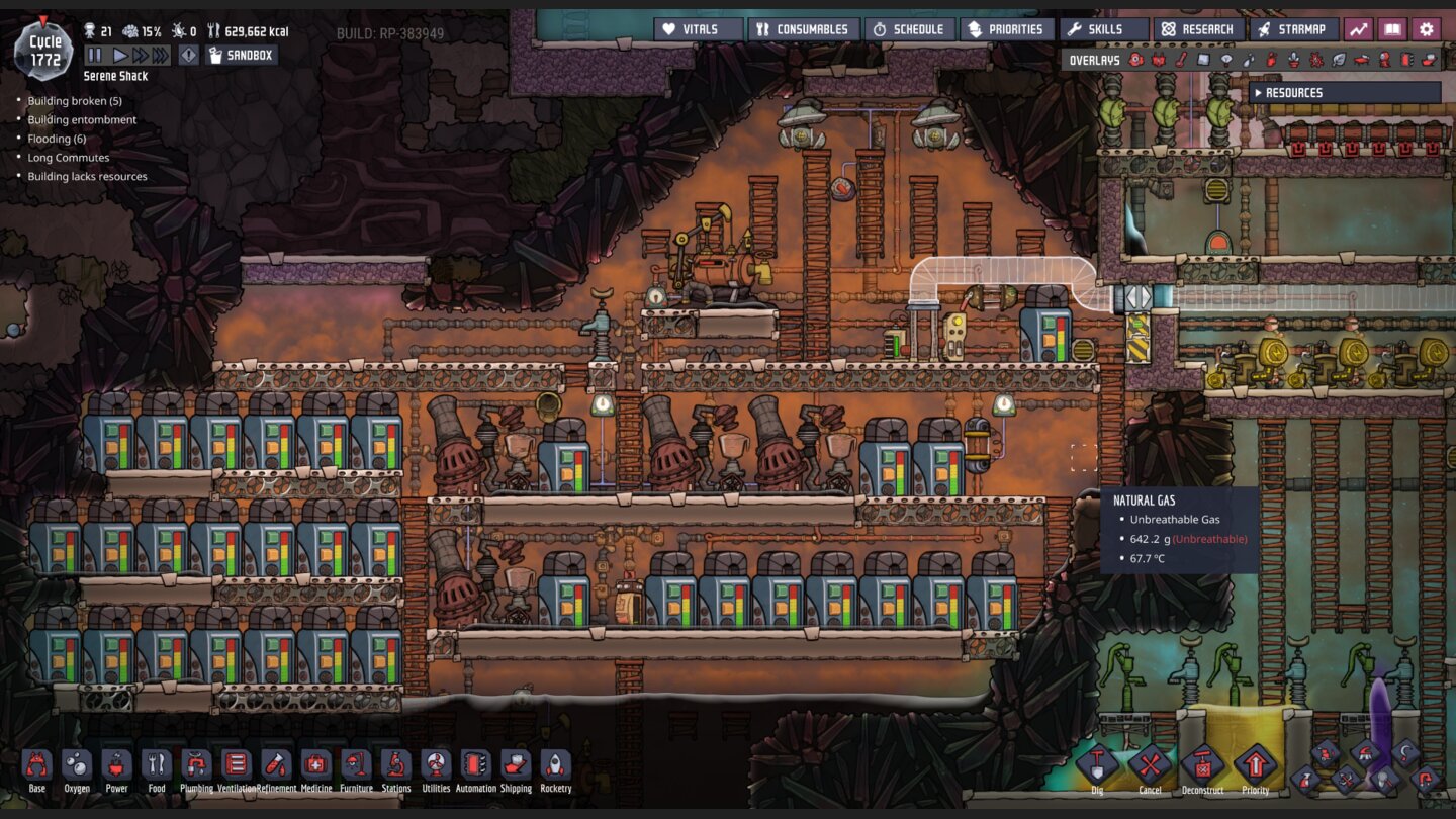 Геймплей Oxygen Not Included
