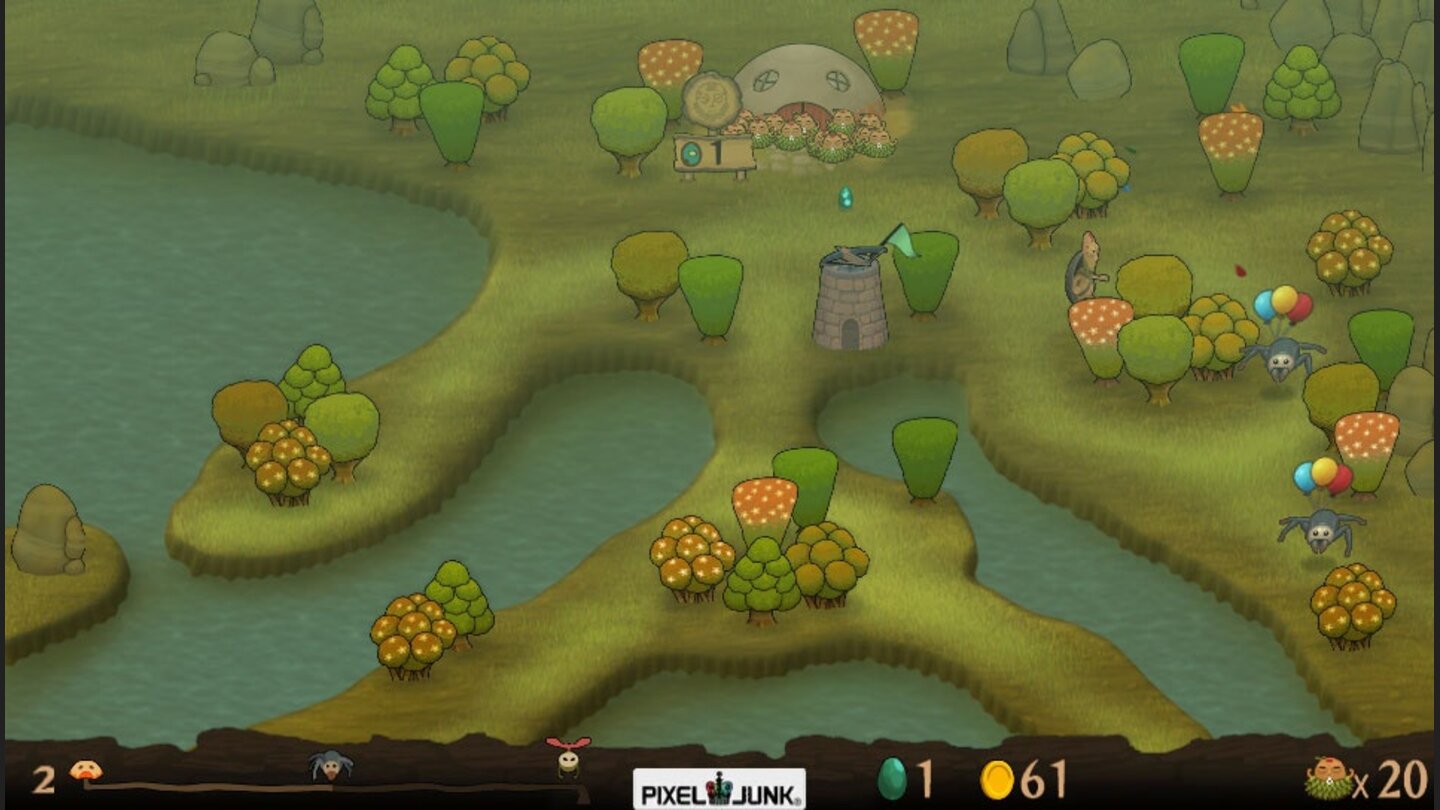 Игровой процесс PixelJunk Monsters Ultimate HD