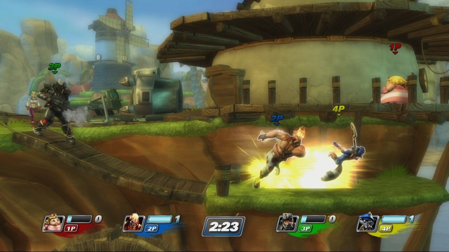 Скриншот игрового процесса PlayStation All-Stars Battle Royale