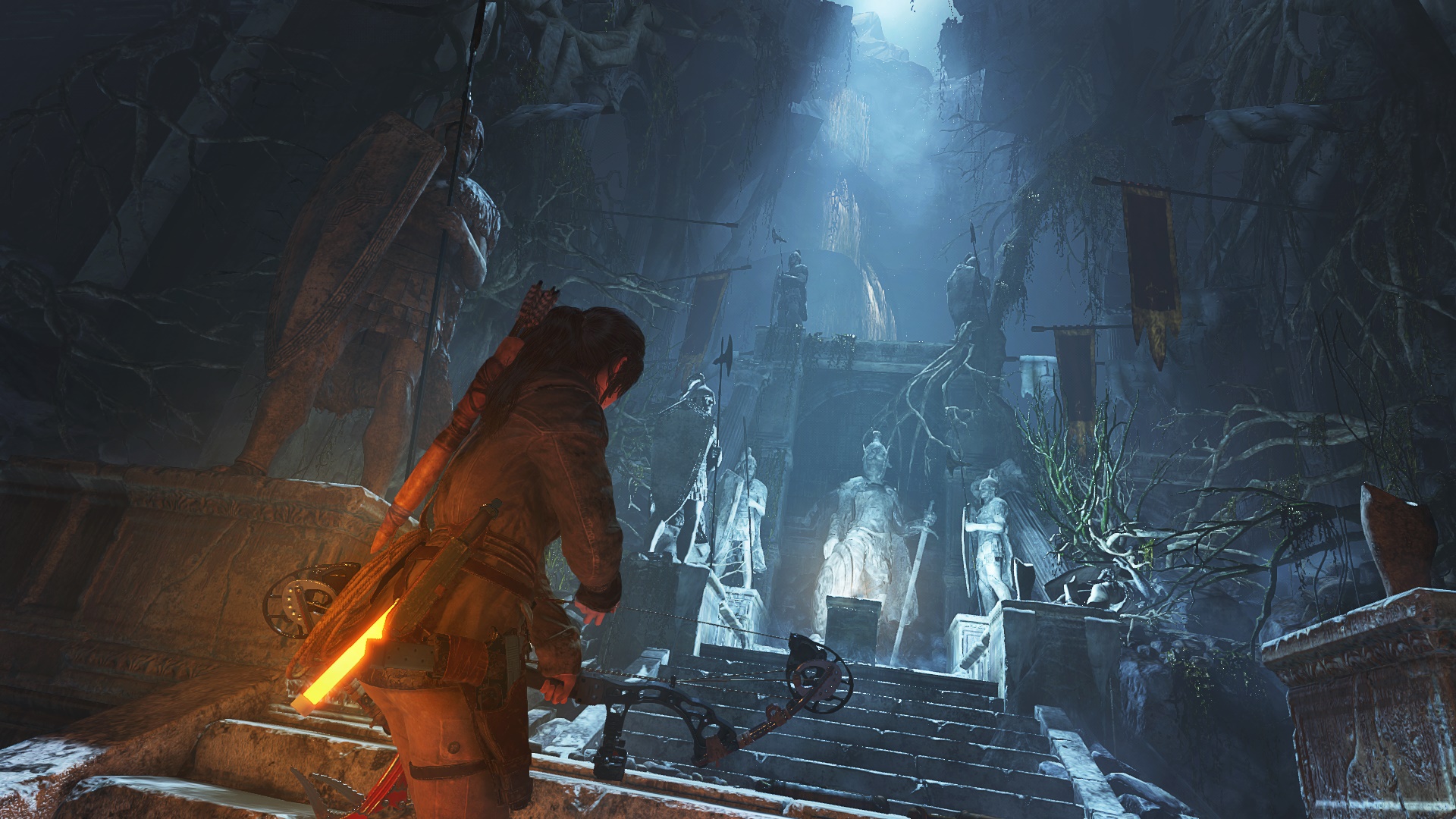 Скриншот игрового процесса Rise of the Tomb Raider
