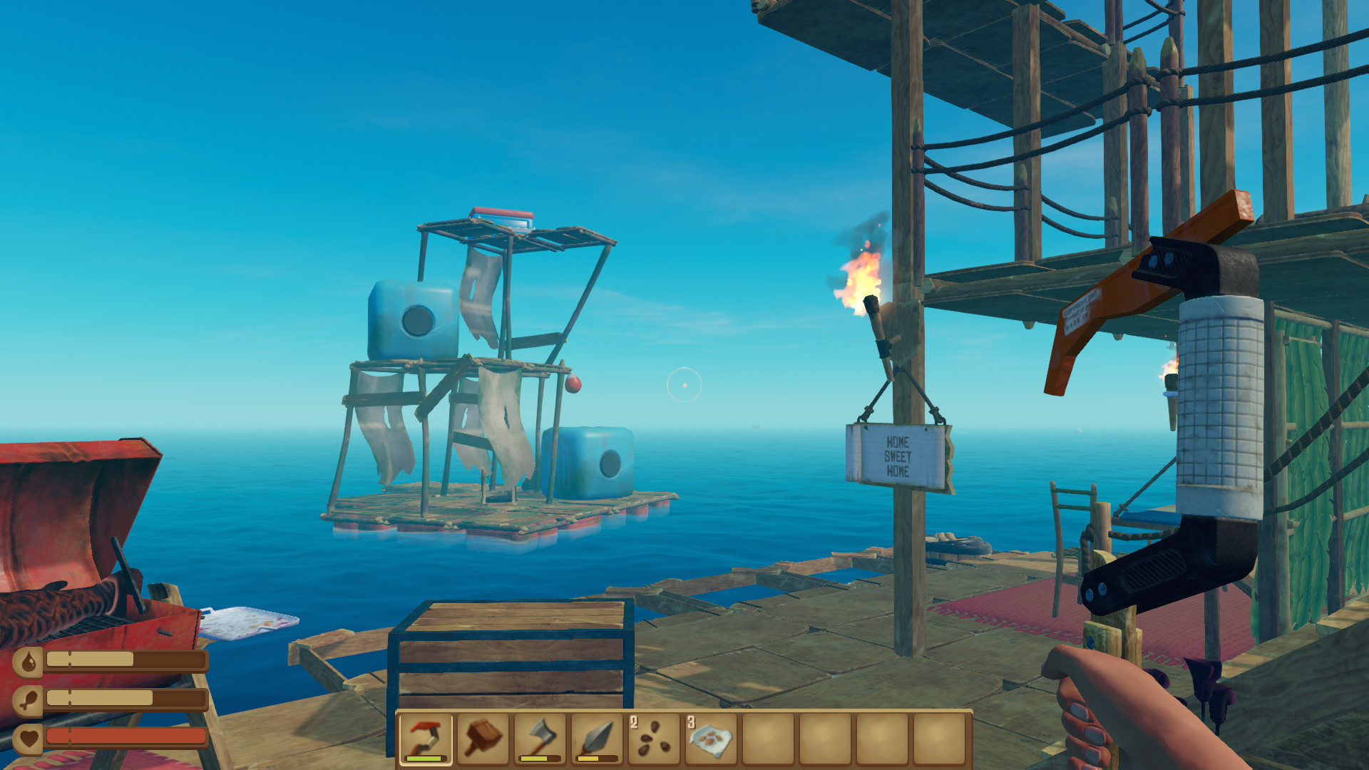 Скриншот игрового процесса Raft