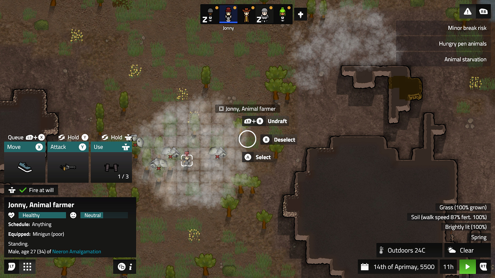 Игровой процесс RimWorld