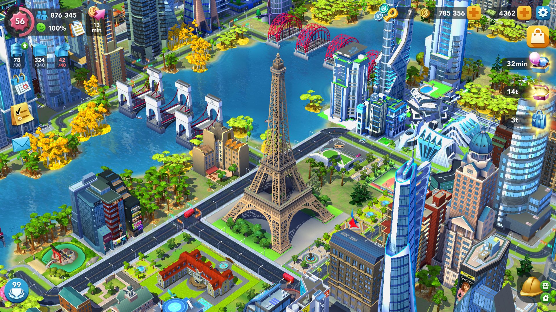 Скриншот игрового процесса SimCity BuildIt
