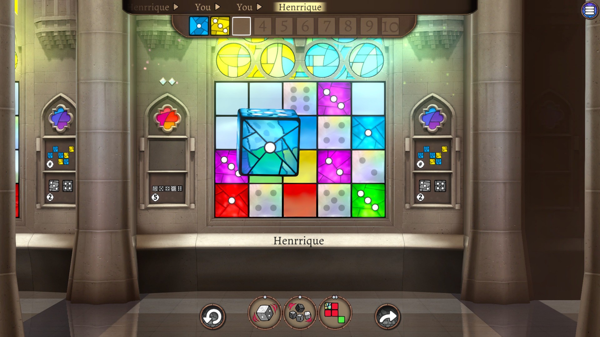 Игровой процесс Sagrada