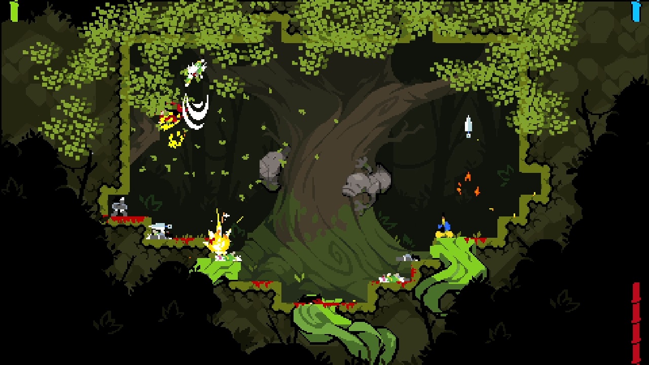 Скриншот игрового процесса Samurai Gunn 2