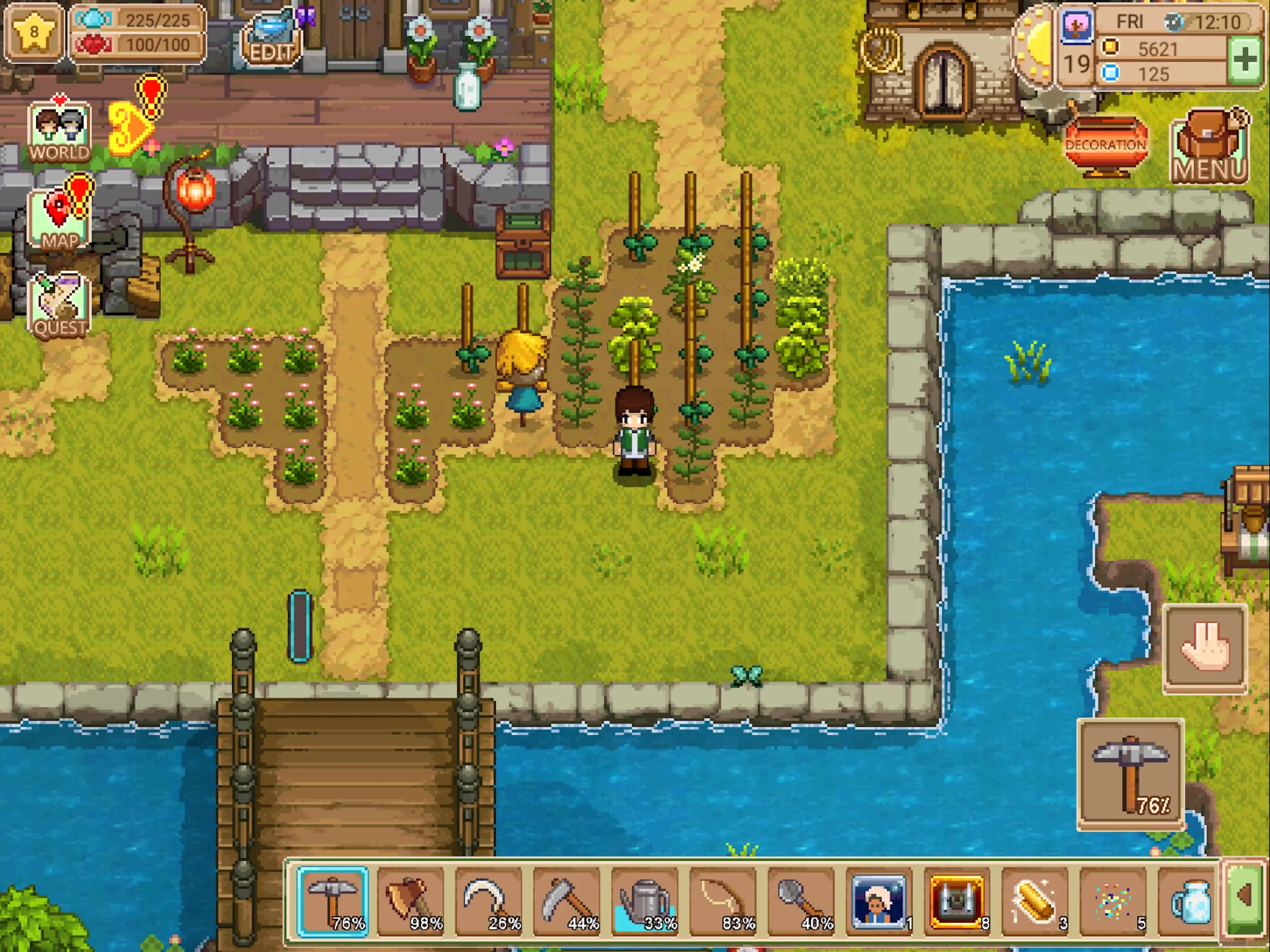 Игровой процесс Harvest Town