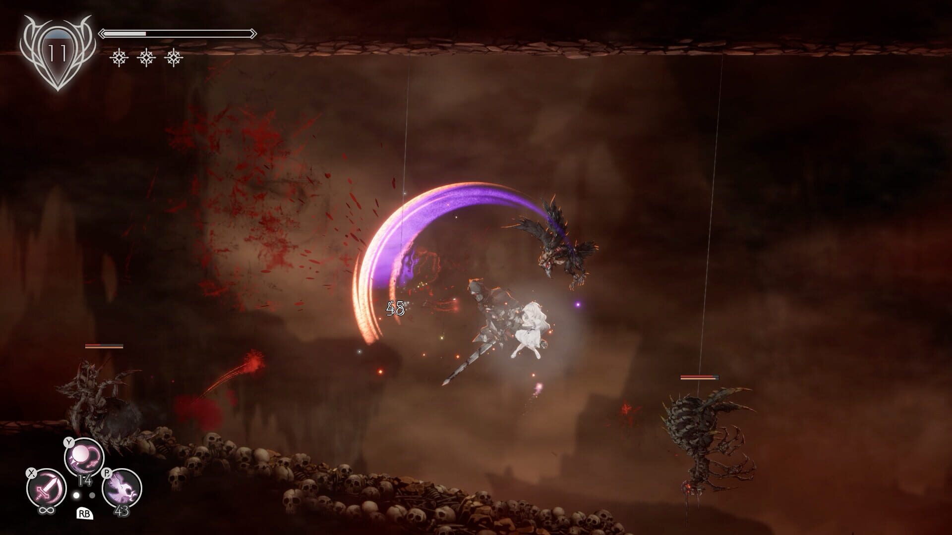 Геймплей ENDER LILIES: Quietus of the Knights