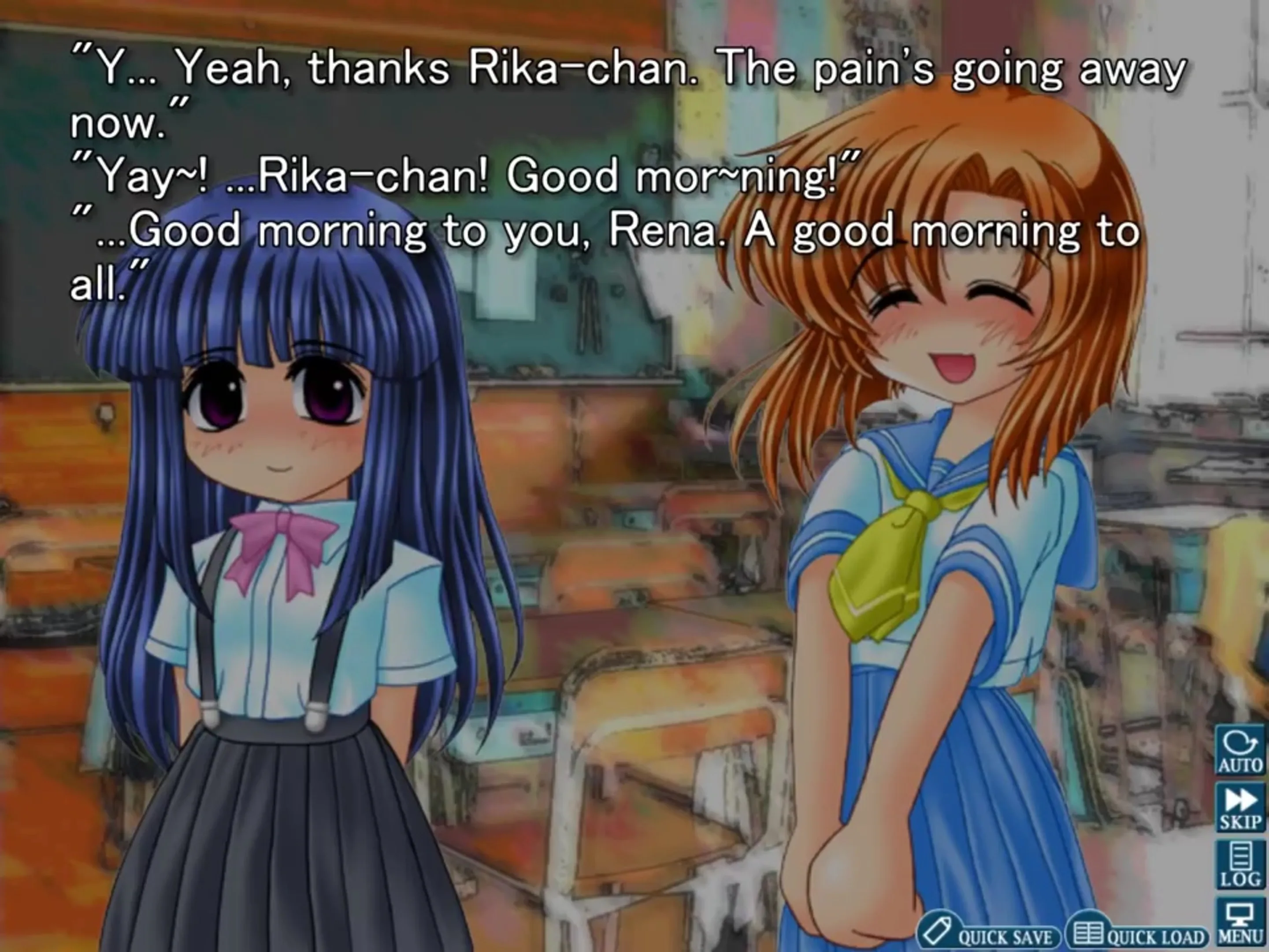 Игровой процесс Higurashi When They Cry Hou — Ch.1 Onikakushi