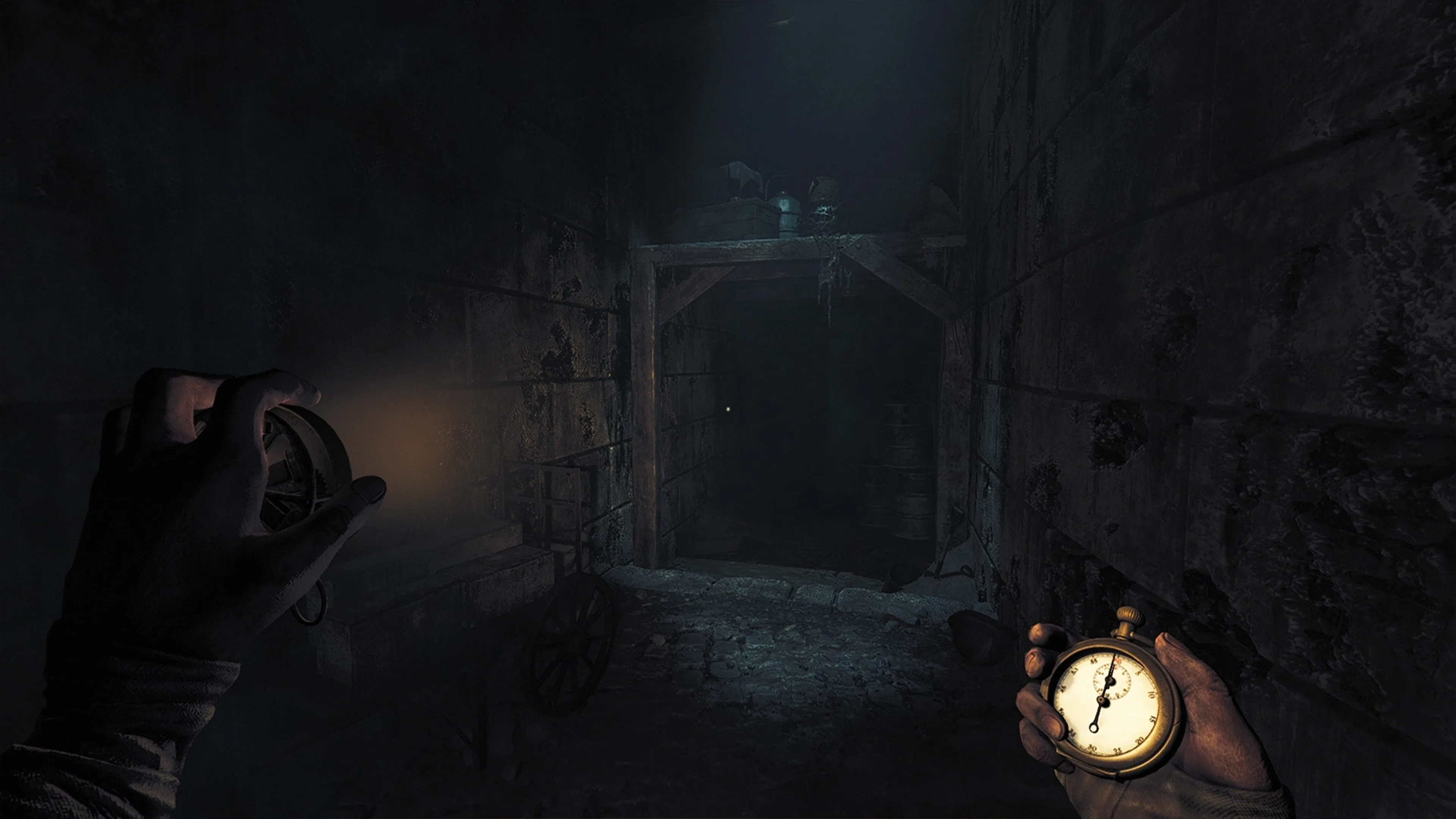 Скриншот игрового процесса Amnesia: The Bunker