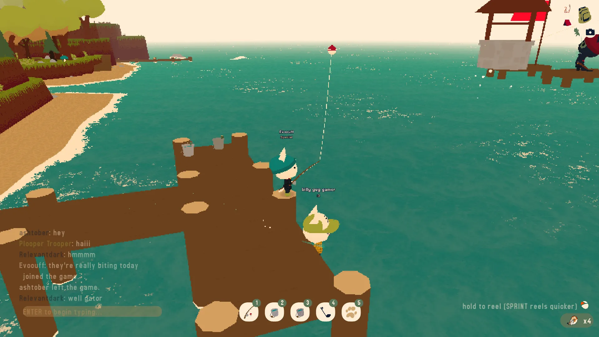 Скриншот игры WEBFISHING
