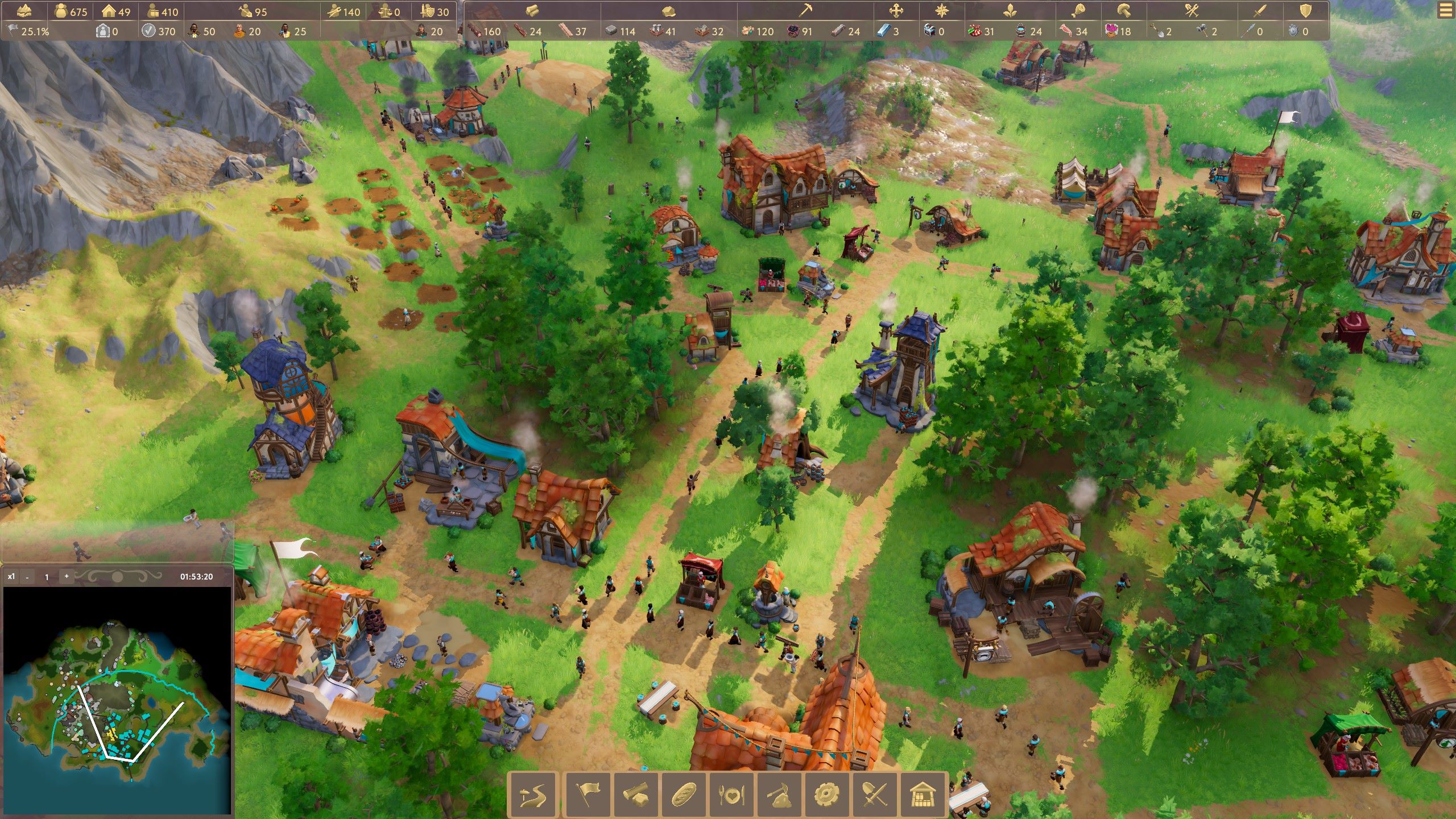 Игровой процесс Pioneers of Pagonia