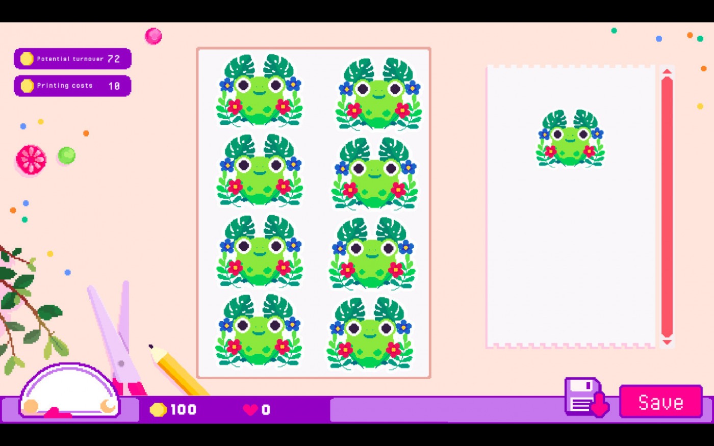 Скриншот игрового процесса Sticky Business