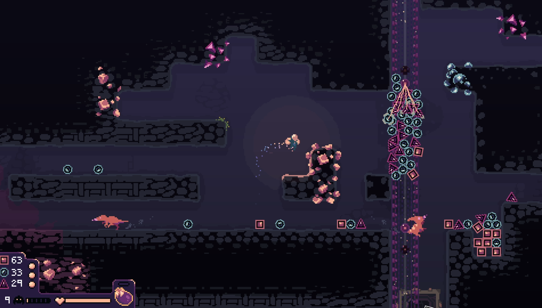 Игровой процесс Dome Keeper