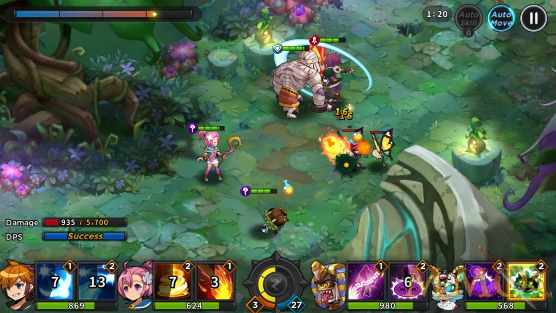 Геймплей GrandChase: Dimensional Chaser