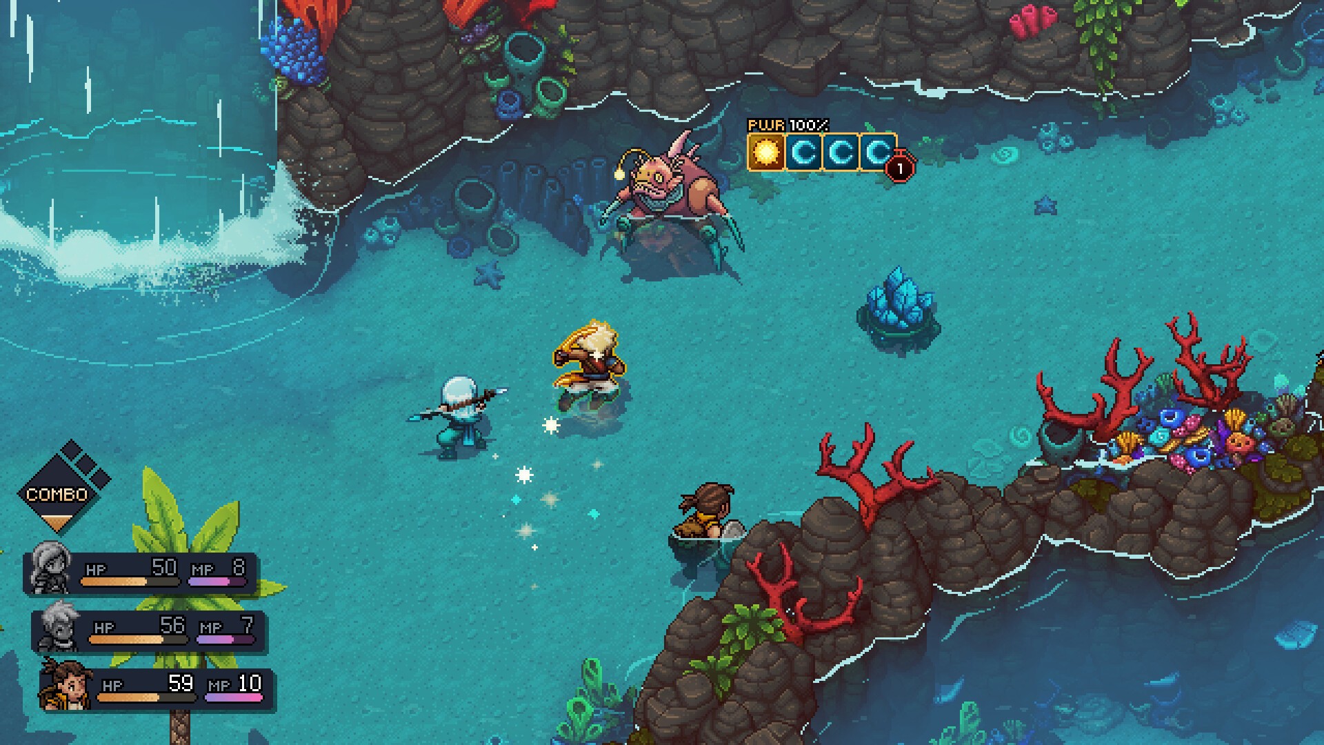 Скриншот игрового процесса Sea of Stars