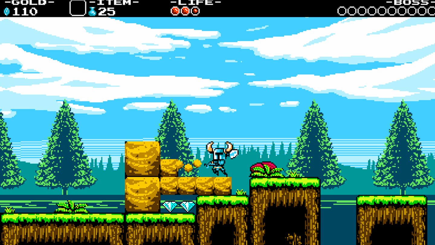 Геймплей Shovel Knight