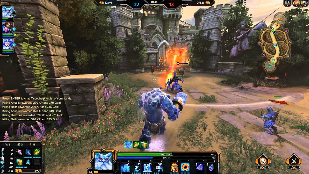 Геймплей SMITE