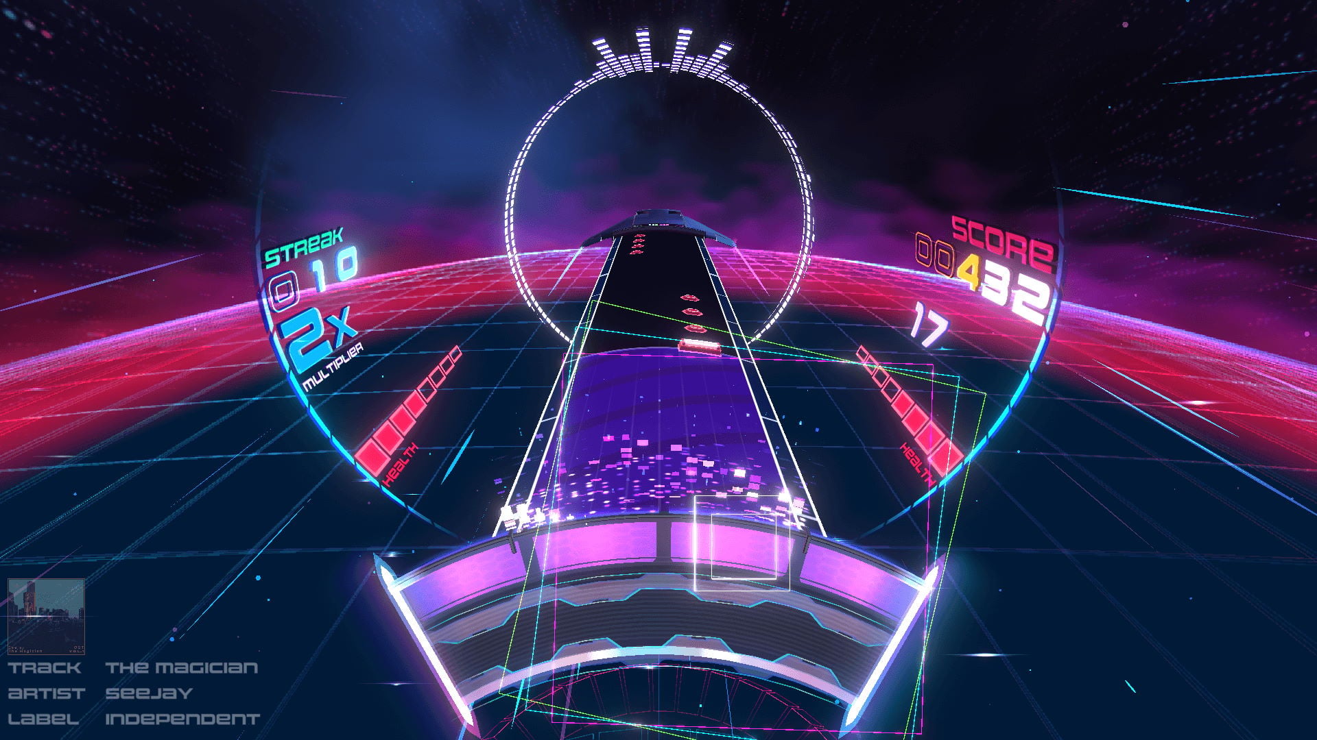 Геймплей Spin Rhythm XD