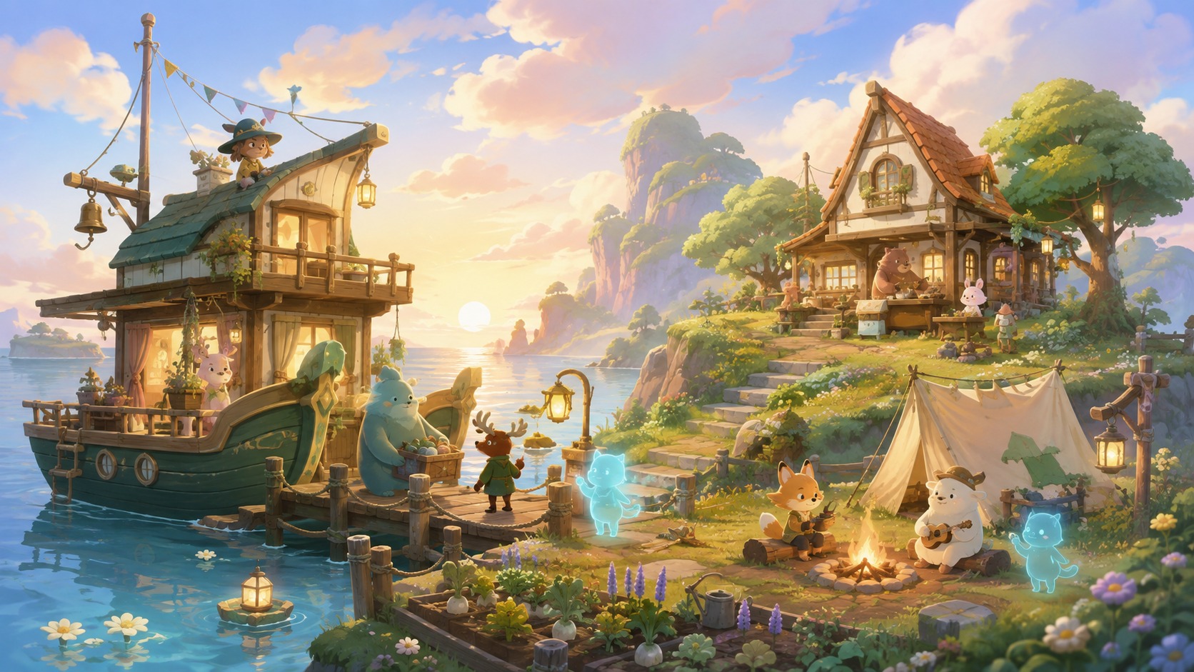 Игры, похожие на Spiritfarer