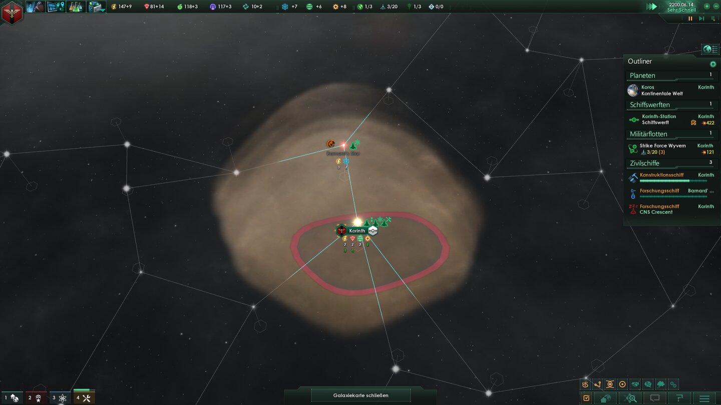 Скриншот игрового процесса Stellaris
