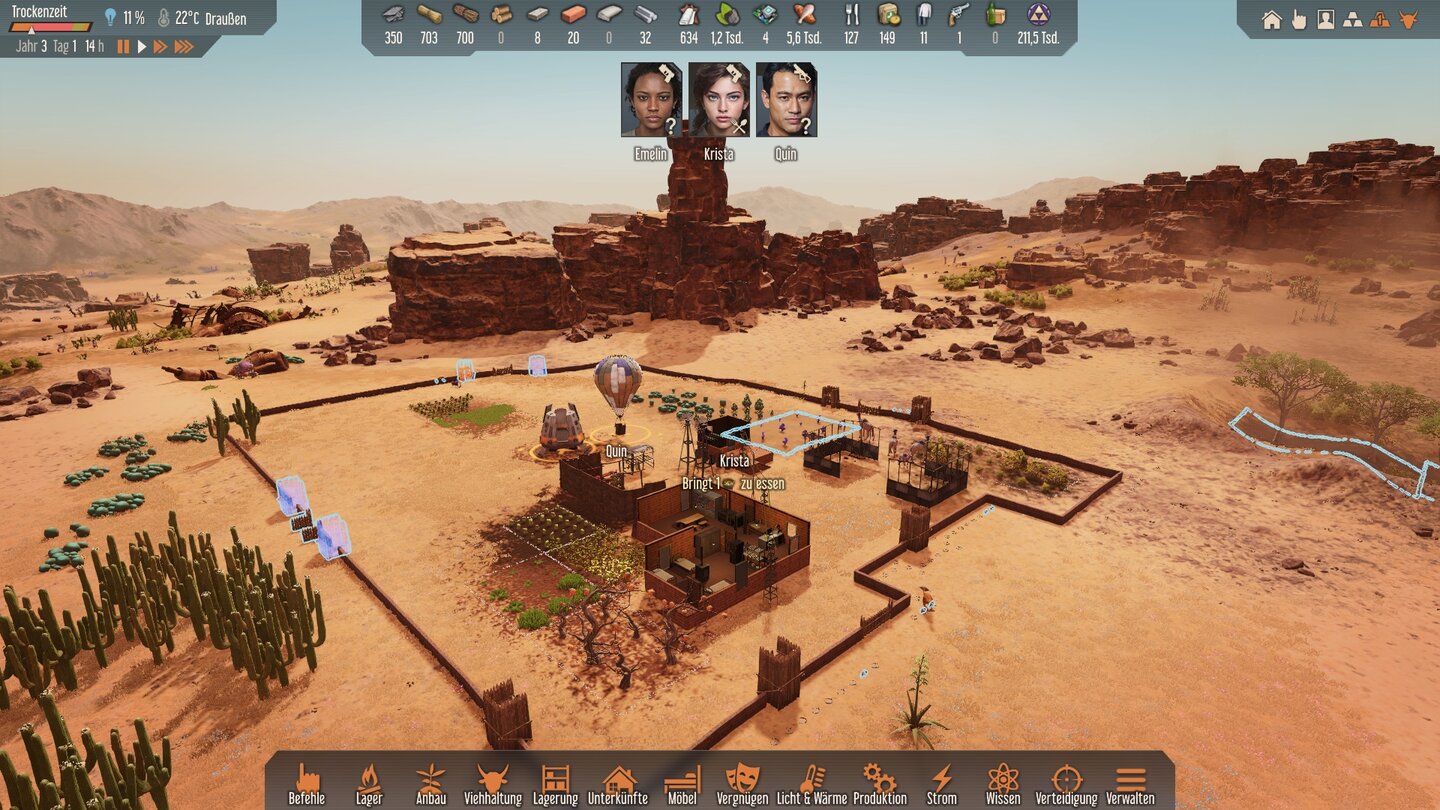 Геймплей Stranded Alien Dawn