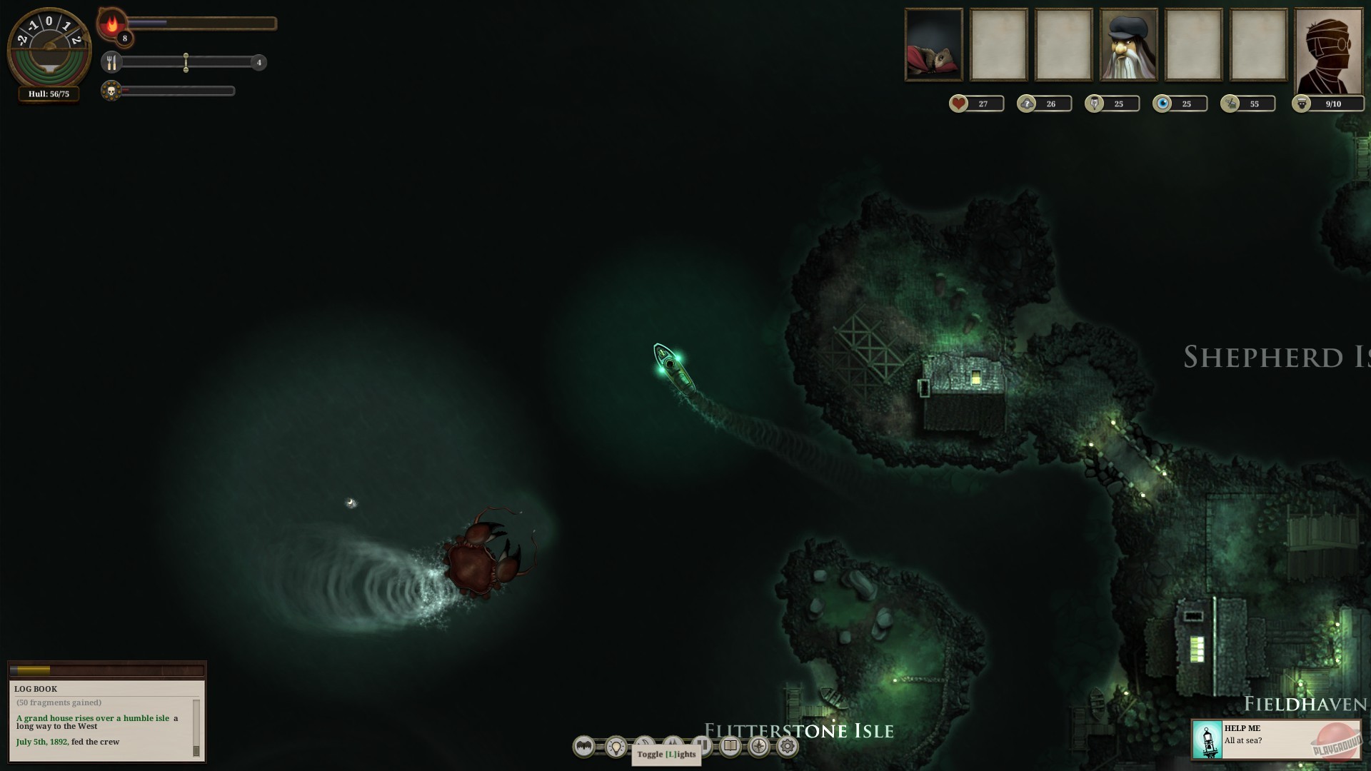 Скриншот Sunless Sea