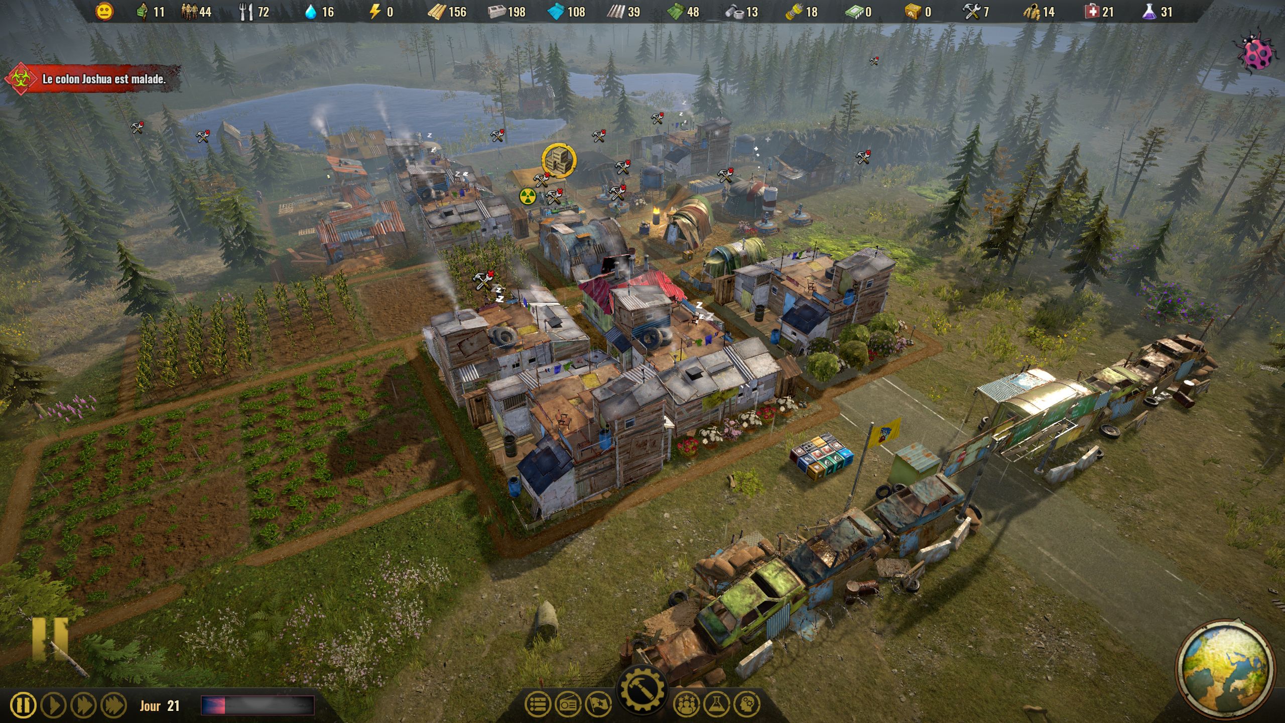 Скриншот игрового процесса Surviving the Aftermath