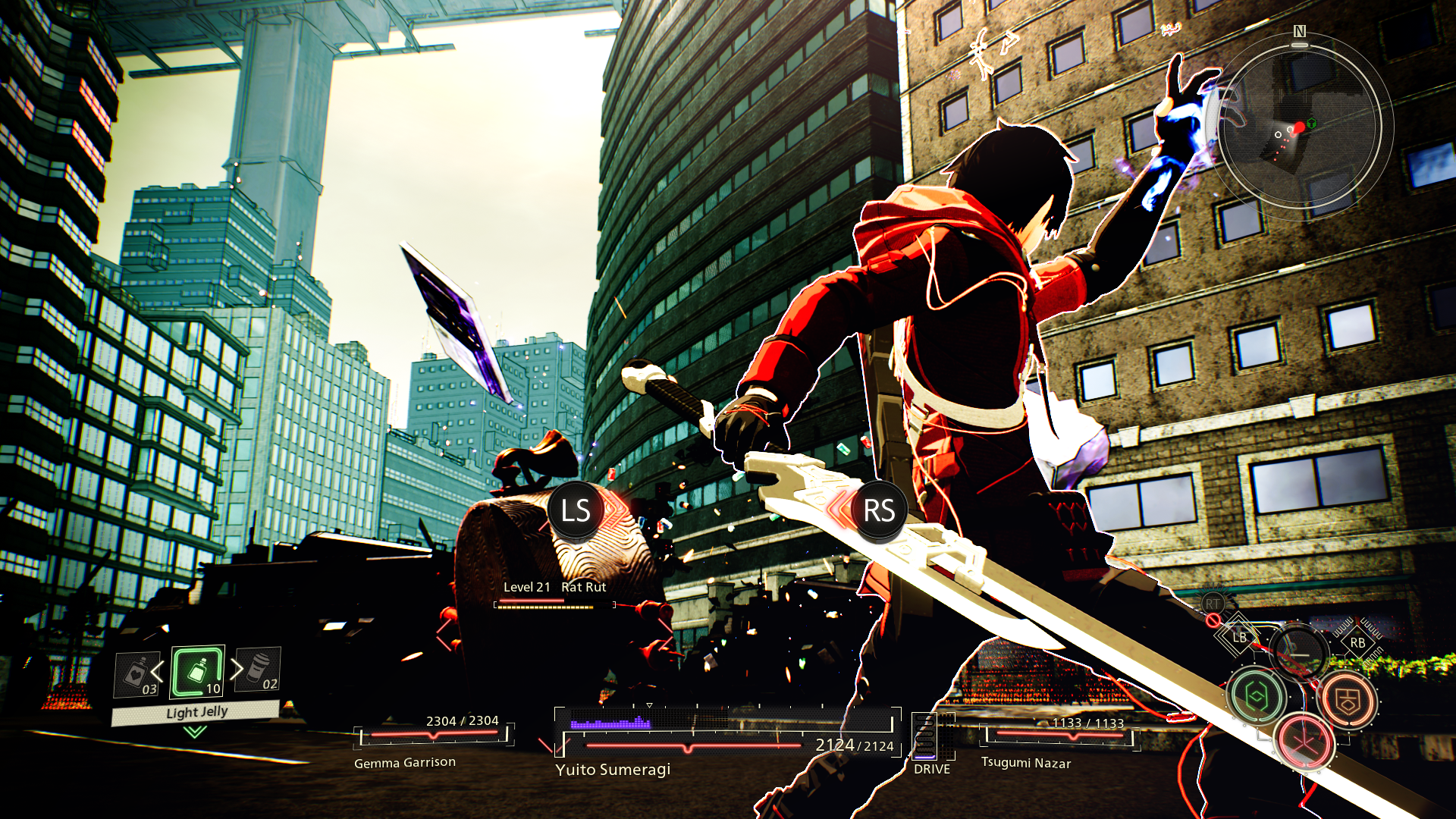 Геймплей Scarlet Nexus