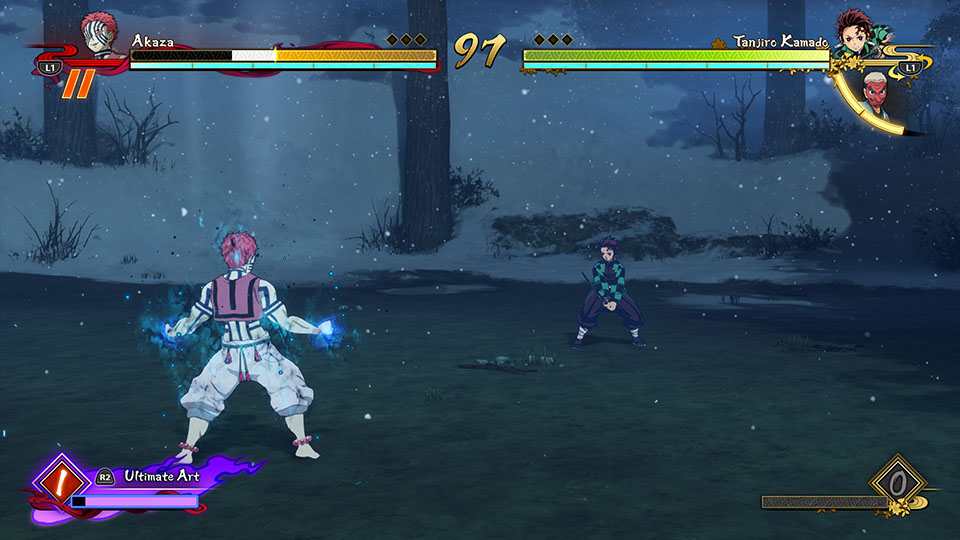 Игровой процесс Demon Slayer -Kimetsu no Yaiba- The Hinokami Chronicles