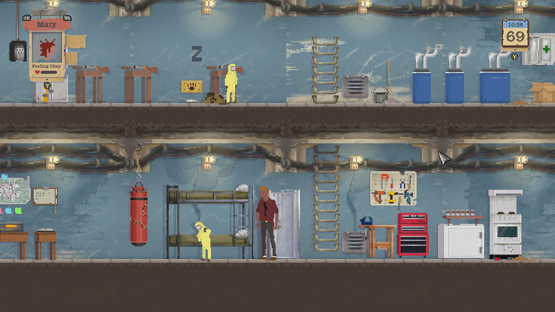 Скриншот игрового процесса Sheltered
